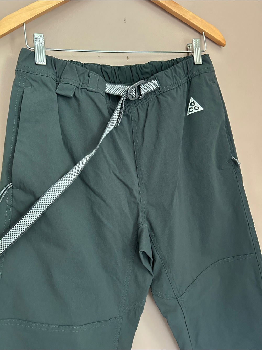 Nike ACG Trail Pants Dark Smoke Grey Hiking Gorpcore Joggers Size M - Picture 5 of 14